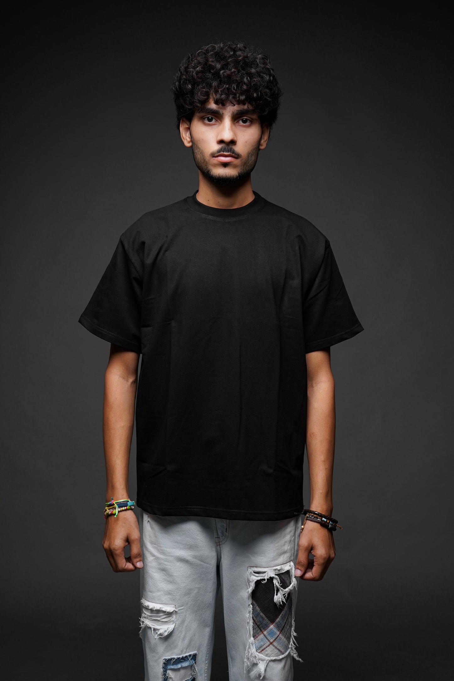 Obsidian Black Oversized T shirt